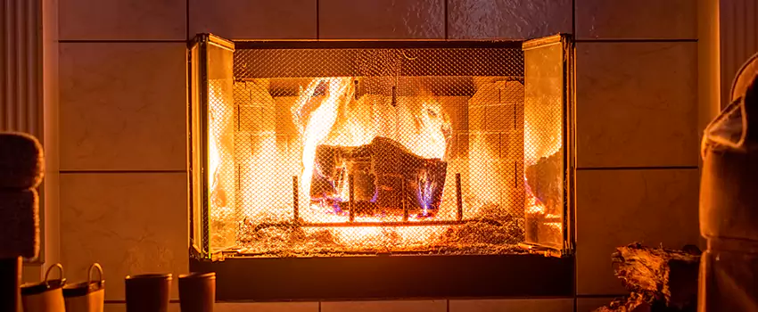 Mendota Hearth Landscape Fireplace Installation in Nicholasville, Kentucky